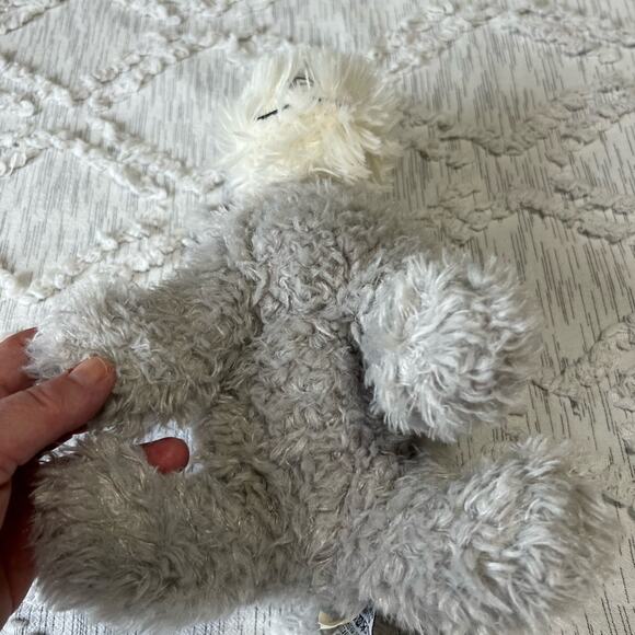 Jellycat Caffuffle Gray Schnauzer Dog Plush Stuffed Animal Toy Retired - Picture 5 of 5